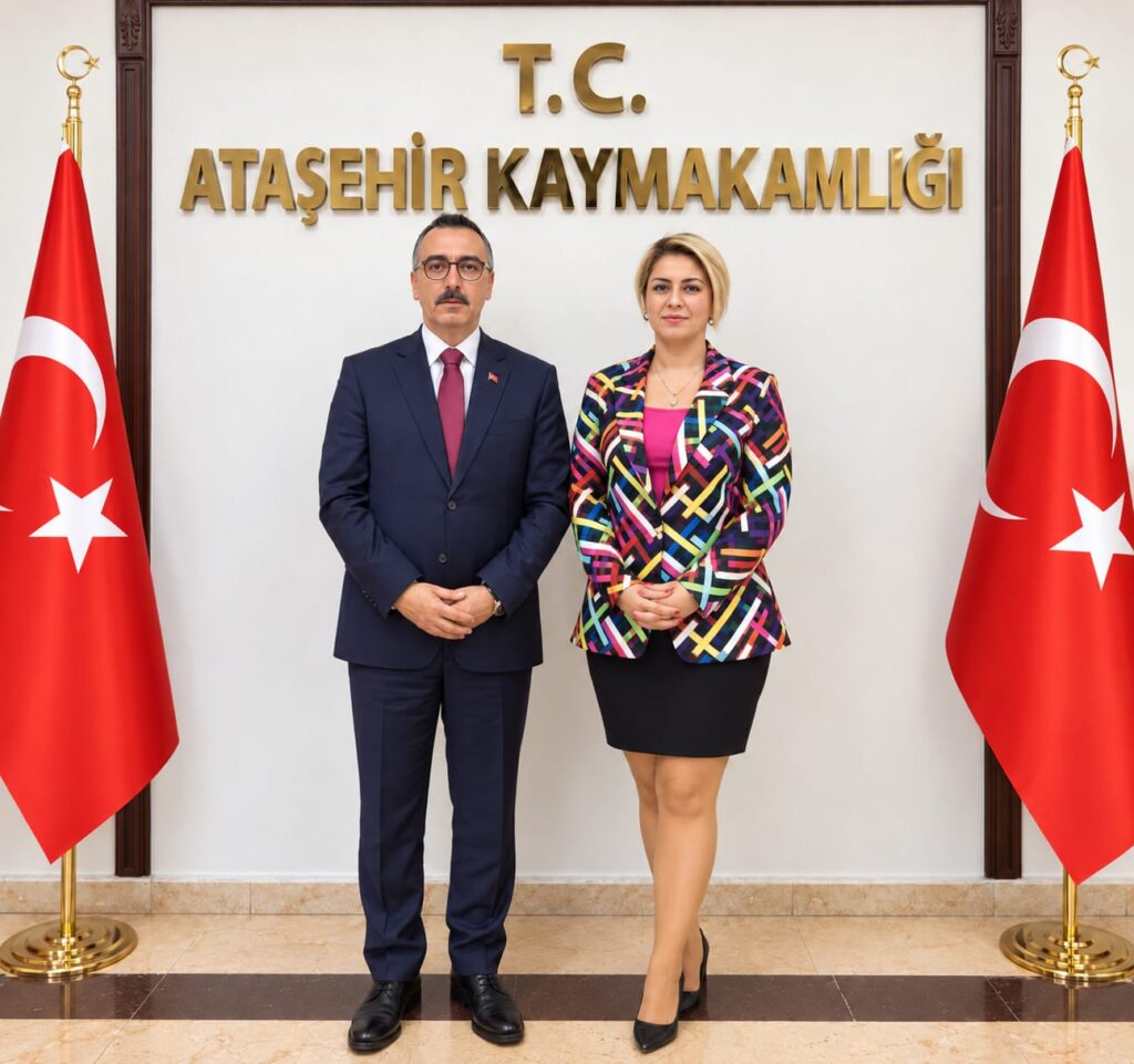 Yasemin Çağlayan’dan Yeni Ataşehir Kaymakamı Eren Aslan’a Hayırlı Olsun Ziyareti