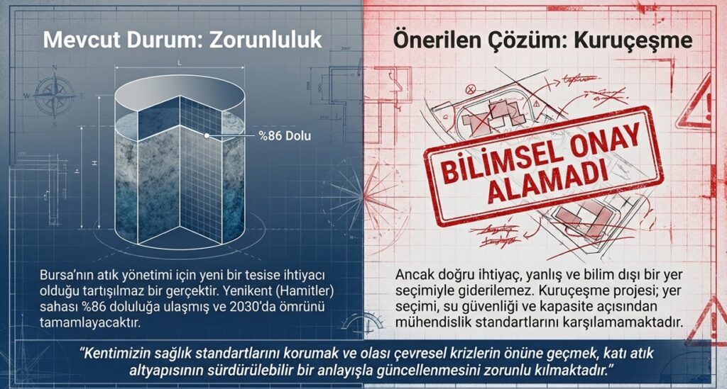 Nilüfer Kent Konseyi’nden Kuruçeşme Katı Atık Tesisi Projesine Bilimsel İtiraz
