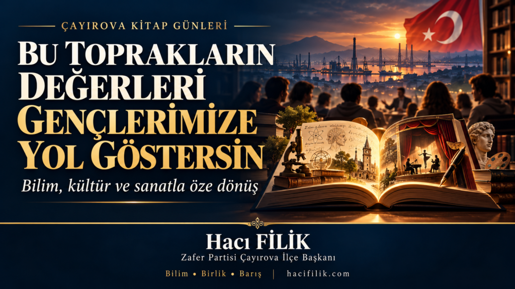 Hacı Filik’ten Çayırova Kitap Günleri’ne yerel değerlerin programa alınması çağrısı