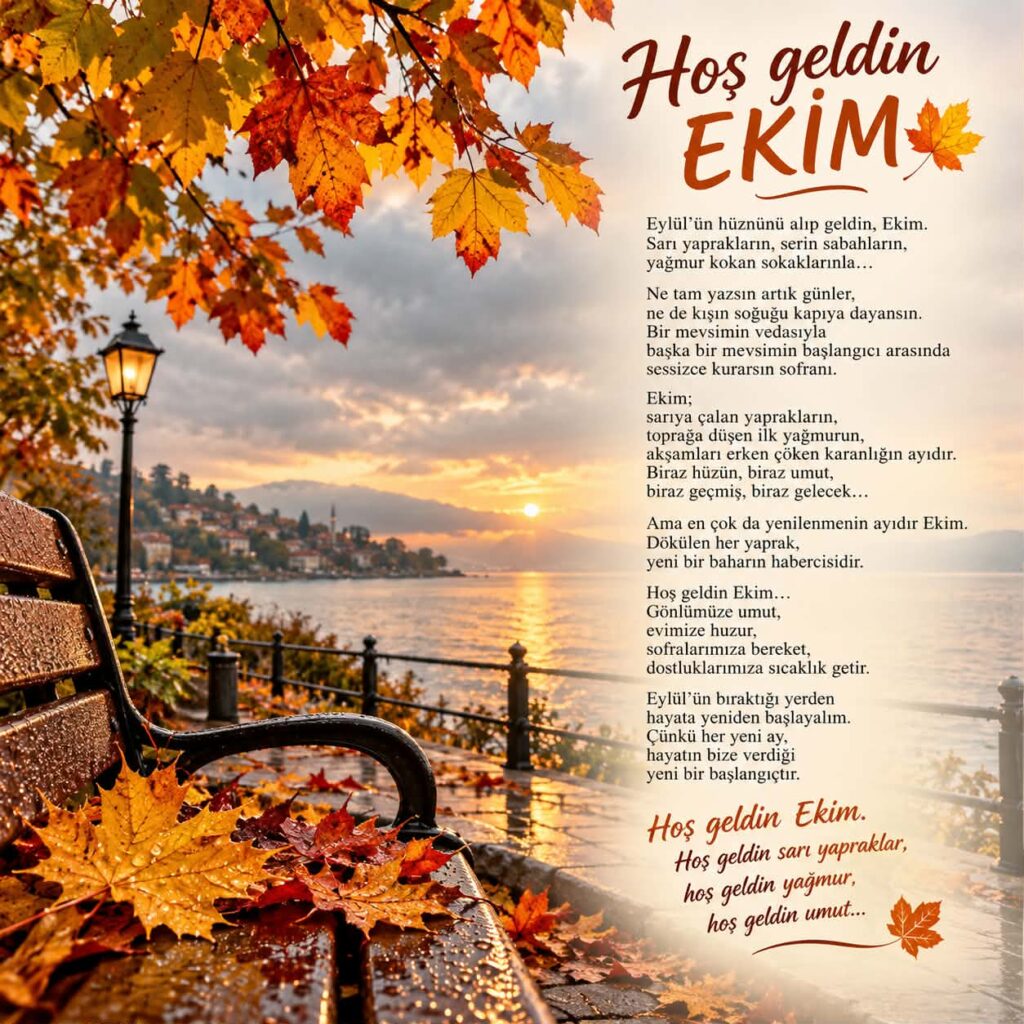 HOŞ GELDİN EKİM