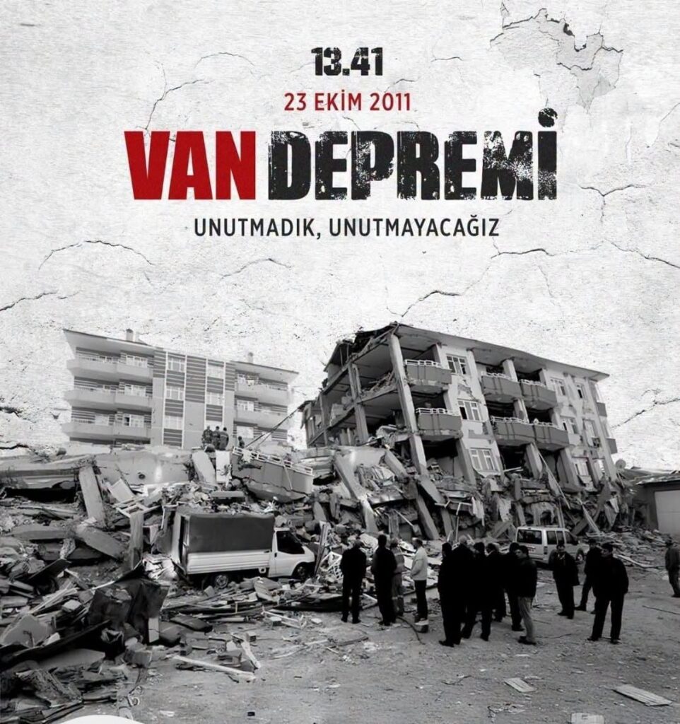 VAN DEPREMİ UNUTULMADI