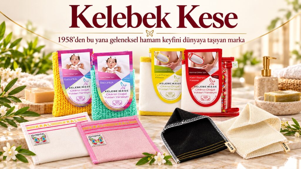 KELEBEK KESE: 1958’DEN DÜNYAYA UZANAN HAMAM KESESİ MARKASI