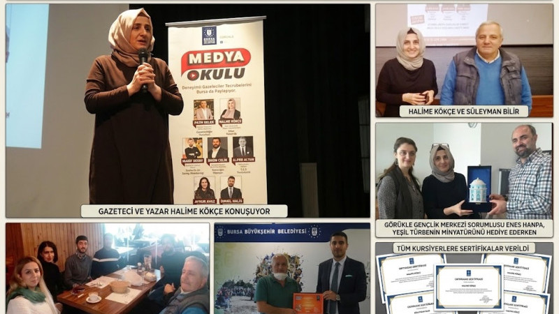 MEDYA OKULU’NUN KONUĞU HALİME KÖKÇE OLDU